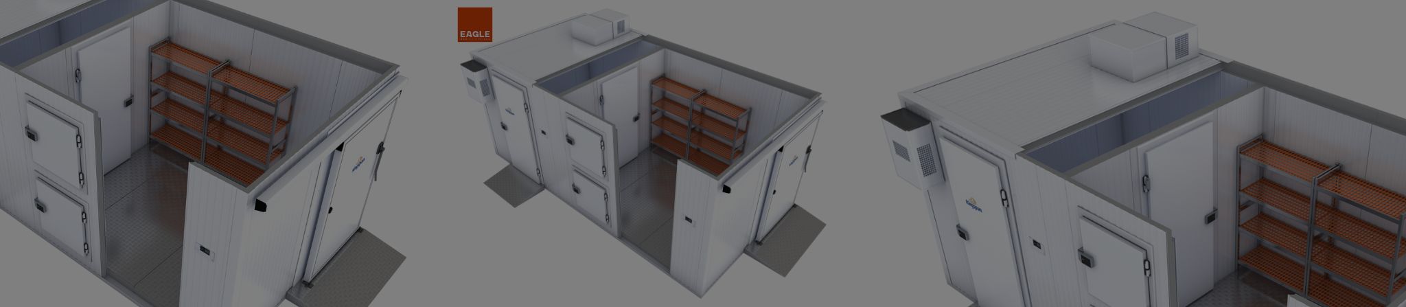 GROUND LEVEL REFRIGERATED - PORTABLE COLD STORAGE - EAGLE MOBILE OFFICES