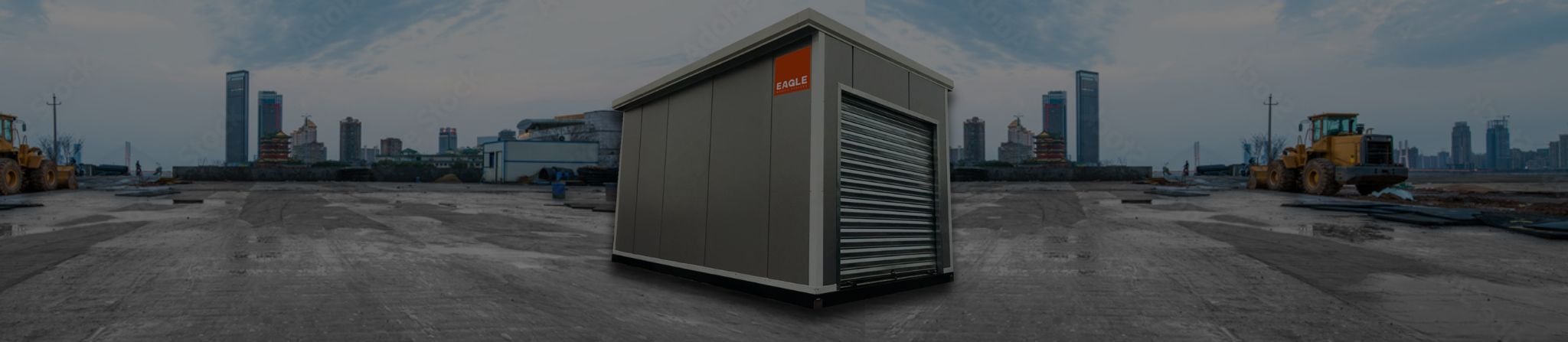 GROUND LEVEL STORAGE UNIT - STORAGE CONTAINER - EAGLE MOBILE OFFICES